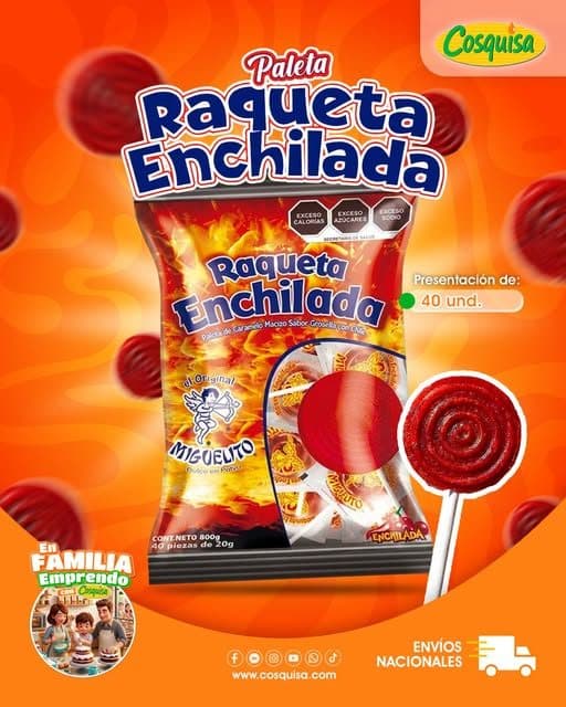 RAQUETA ENCHILADA