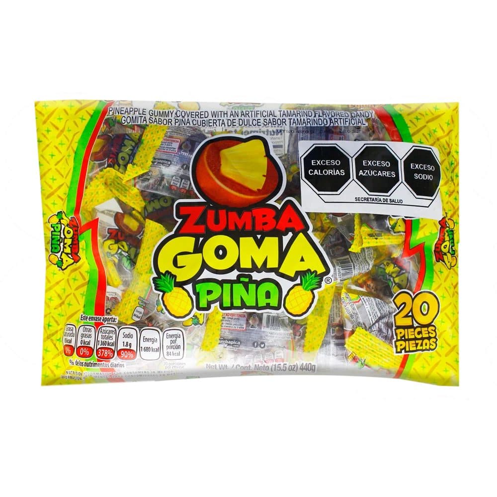 ZUMBA GOMA DE PIÑA
