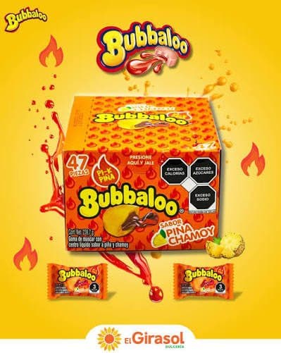 BUBBALOO DE PIÑA CHAMOY