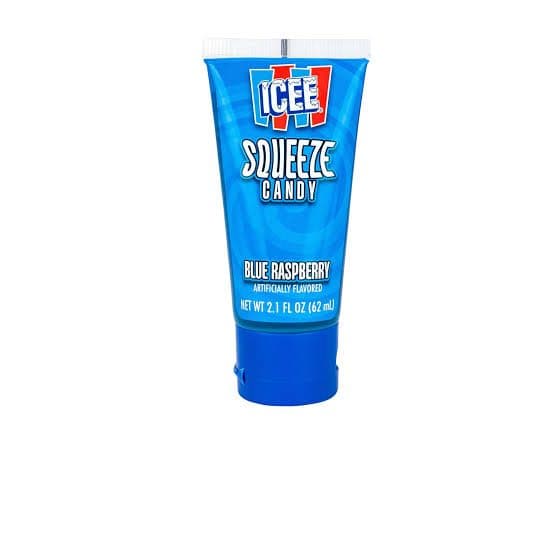 ICEE SQUEEZE CANDY DE FRAMBUESA AZUL
