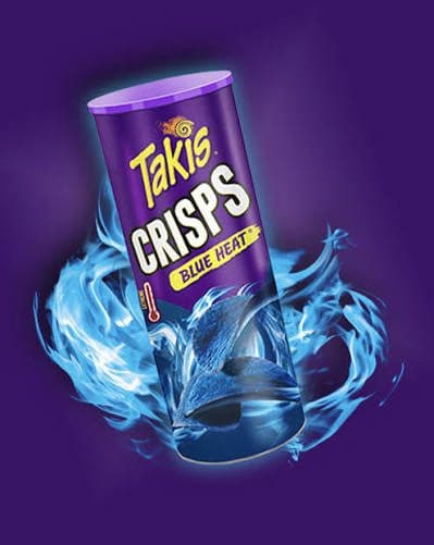 TAKIS CRISPS BLUE HEAT
