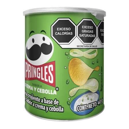 PRINGLES CREMA Y CEBOLLA 40G