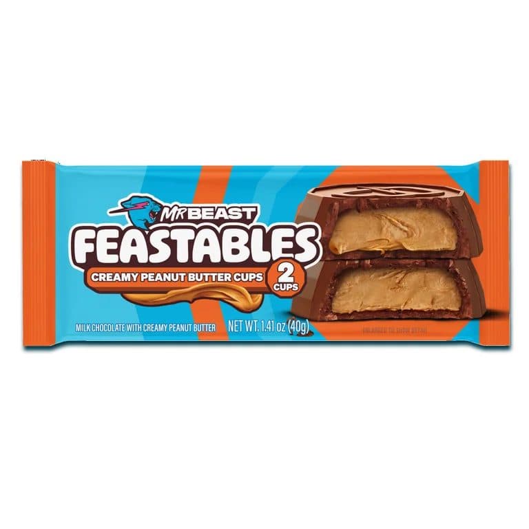 FEASTABLES CREAMY PEANU BUTTER 40G