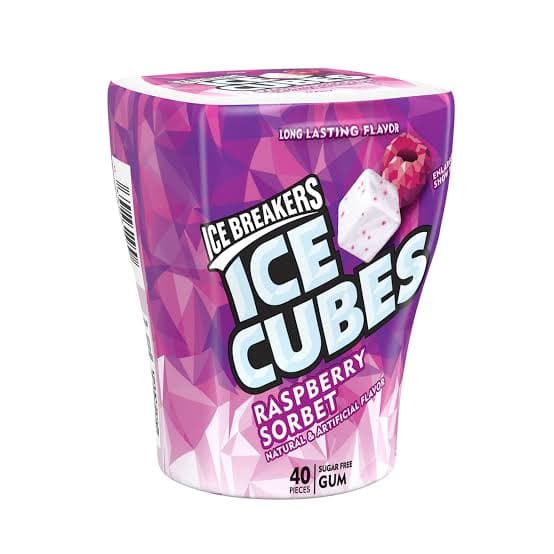 ICE CUBES RASPBERRY SORBET